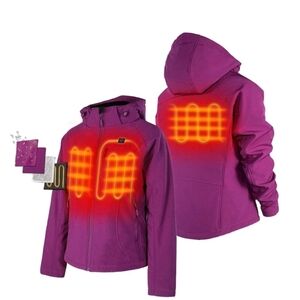 New Ororo womens 2xl heated jacket with battery and charger